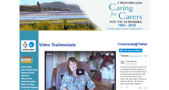 Desktop Screenshot of crossroads-sa.org.uk